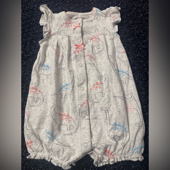 Baby Girl Romper Bundle 6–9 Months | Carter’s, Honest Baby | 7 Pieces - Picture 3 of 8